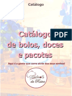 Catálogo de Bolos e Doces