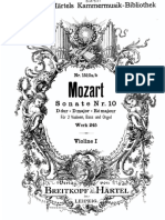 Mozart_Werke_Breitkopf_KV245 Kirchensonate in D Vl 1