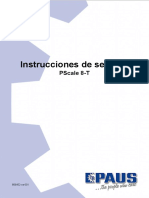 Instrucciones de servicio PScale 8-T