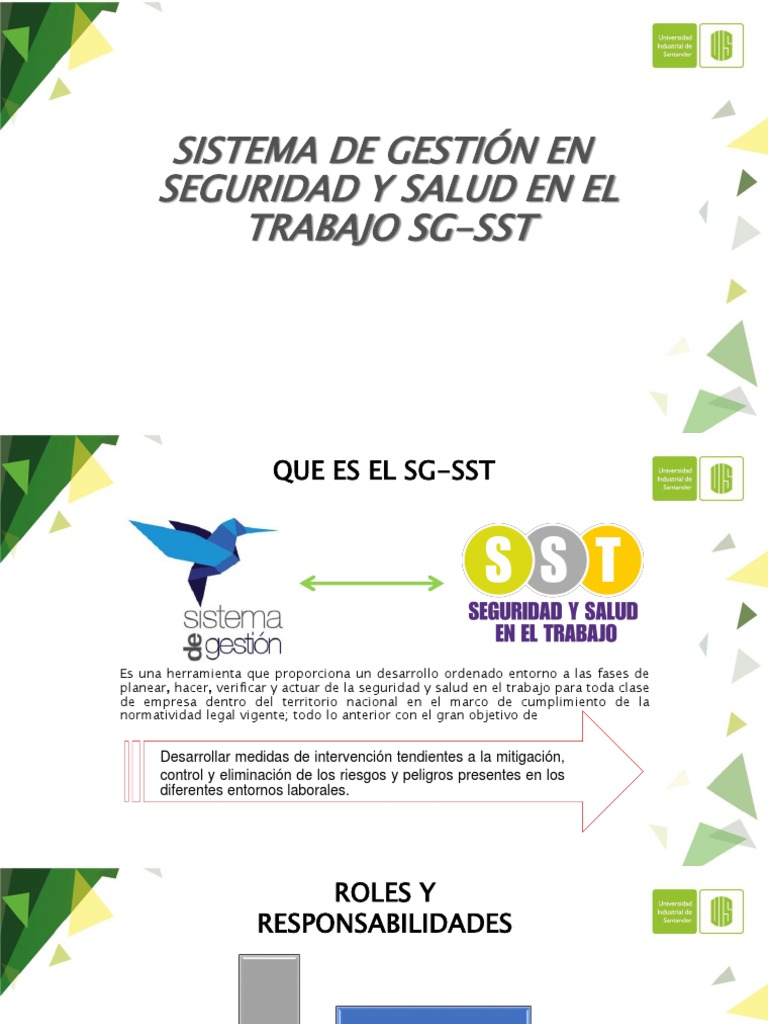 Sistema de Gestión en Seguridad y Salud | PDF | Seguridad y salud ...
