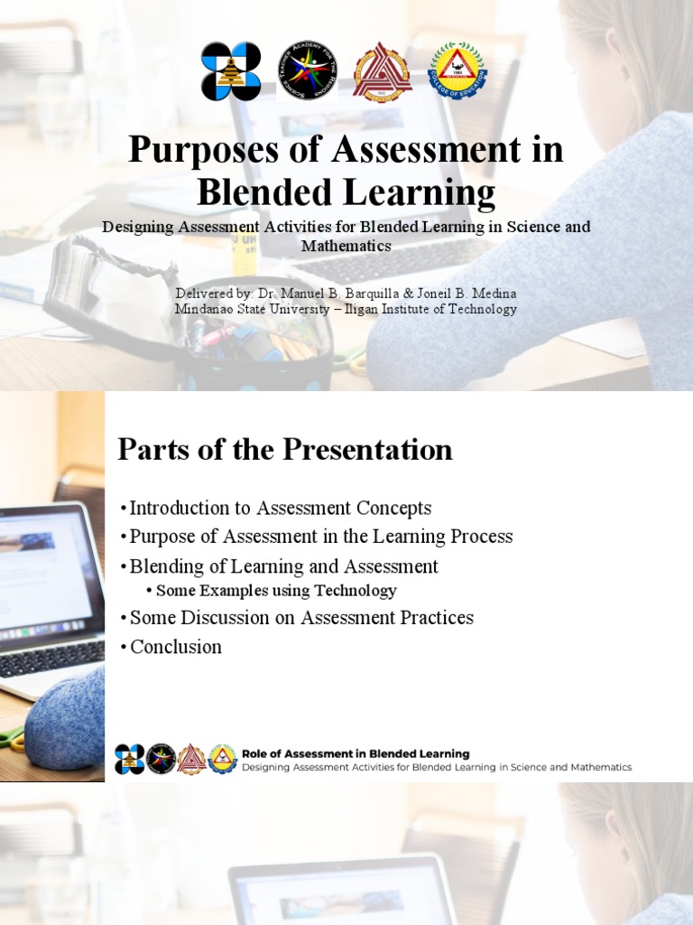 02 1 Assessment In Blended In Learning Part 1 Pdf Educational
