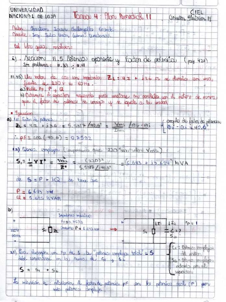 Ejercicios De Circuitos Electricos Pdf