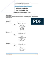 Investigación de Operaciones Tarea 3 Tema 1 Casos Especiales