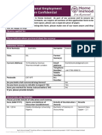 Care Giver Application Form 2022