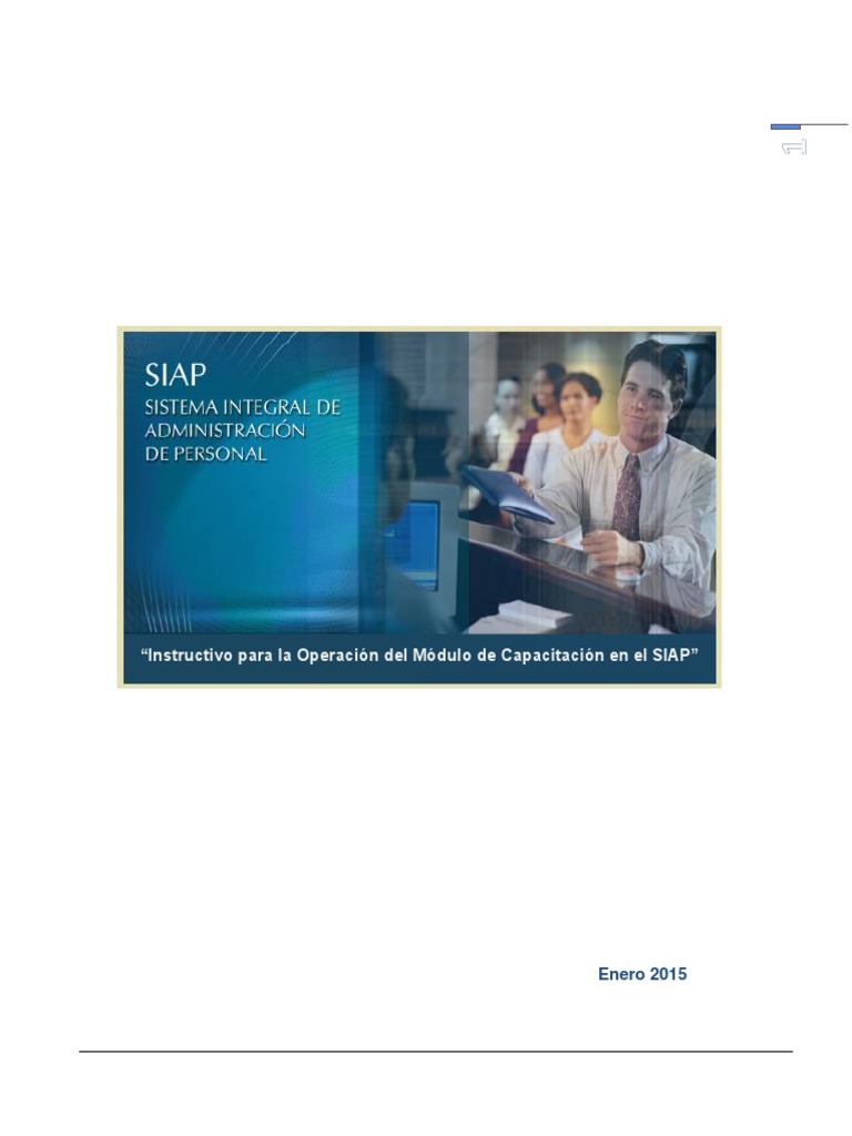 Instructivo Módulo Capacitación SIAP | PDF | Contraseña | Usuario ...
