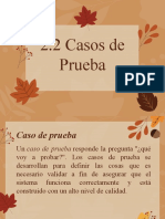 2.2 Casos de Prueba