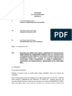 NOTA INTERNA DESCARGO DE FONDOS Bs. - 18,600 COMBUSTIBLE RURRE