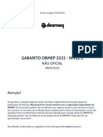 GABARITO OBMEP N3 Não Oficial Desmoq - Atualizado 2.0