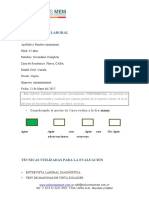 Evaluación Psicolaboral