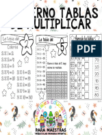 Cuaderno para Aprender Tablas de Multiplicar Por Materiales Educativos para Maestras