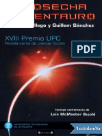 Premio UPC 2008 - La Cosecha Del Centauro - Eduardo Gallego