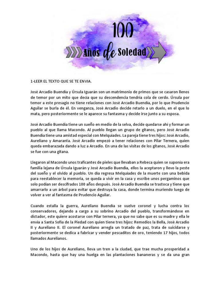 100 Años de Soledad | PDF | Literatura latinoamericana