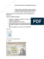 Solicitud Cambio de Correo FLORELVIA