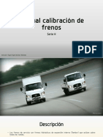 Manual Calibración de Frenos Serie H