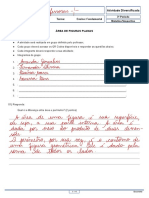 Atividade Diversificada - Área de Figuras Planas