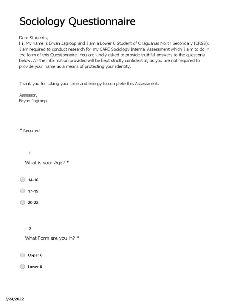 Alternative Family Forms Sociology