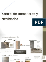 Board de Materiales y Acabados