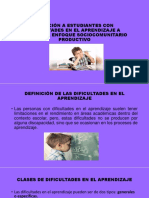 Atención A Estudiantes Con Dificultades en El Aprendizaje U.T. 1