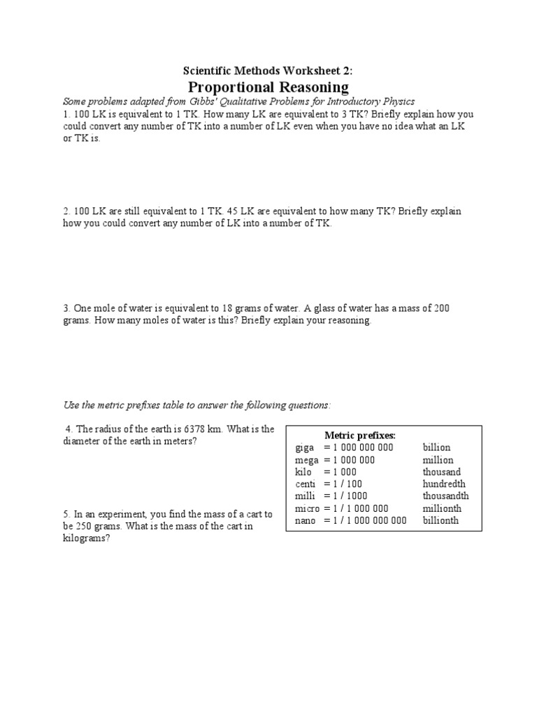 worksheet Proportional Reasoning Worksheets proportional reasoning kilogram variable mathematics