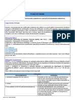 Plano de Ensino Certificacoes Ambientais e Analise de Desempenho Energeticoo