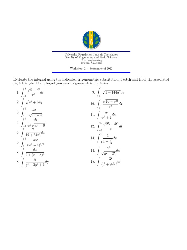 Applying trigonometric substitutions to evaluate definite integrals