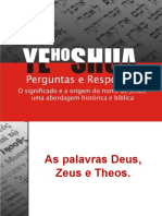 5Yehoshua As palavras Deus, Zeus e Theos