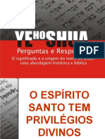 4c O Espírito Santo Tem Privilégios Divinos