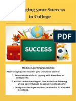 Module 7 - Managing Your Success in College