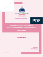 Evaluación Diagnóstica - 4to. Grado - Actualizada - 230922