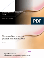 Merasionalkan Penyebut Pecahan