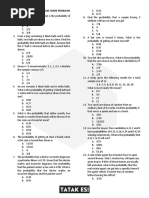 Probability - Statistics - Take Home Problems