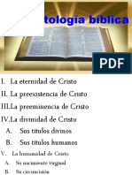 La Cristología Bíblica