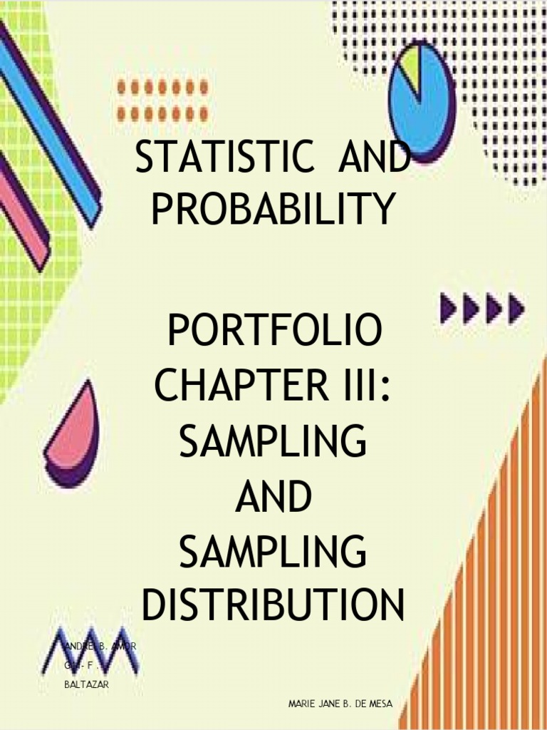 Statistic and Probability - q4 - Amor, Andrei B. - F. Baltazar | PDF ...