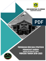 Dokumen Perubahan Renstra Kecamatan Cijeruk Tahun 2018 - 2023 FIX