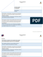 Informe Pedagógico (Docente Aula)