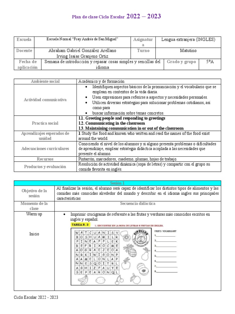 Inglés Food PDF Cultivos