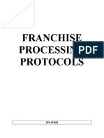 5TH Stage Franchise Processing Protocols With Forms