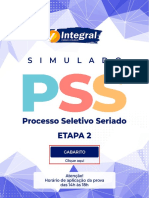 (Online) Simulado Pss-Uepg - 2021 - PSS 2