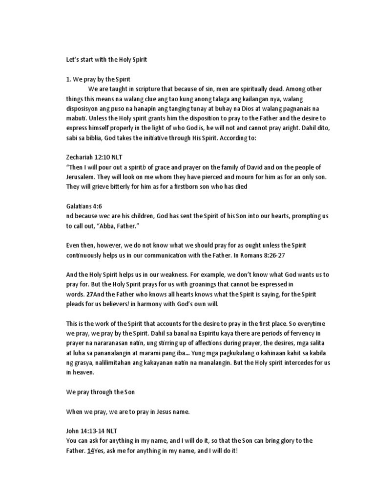 Basic bible study lesson 8 pdf prayer religious belief and doctrine