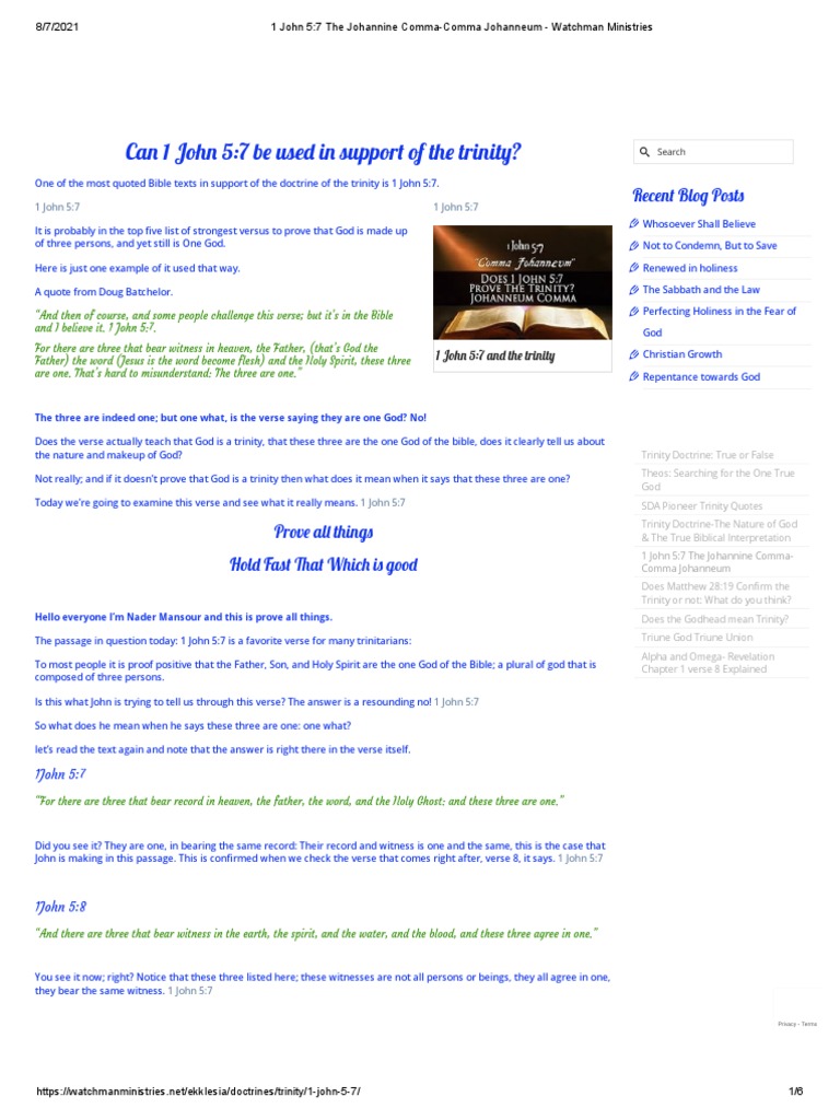 1-john-5-7-the-johannine-comma-comma-johanneum-watchman-ministries