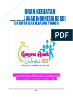 Laporan Perjalanan KAI KE XIII