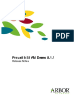 Pravail NSI VM Demo-Release Notes