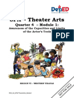 RO6 - q4 - SPATheaterArts7 - Mod1 - Awareness of The Capacities and Limits of The Actor's Tools - v2