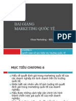 Bài Giảng Marketing Quốc Tế