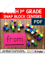 1st Dolch Snap Block Sight Words