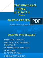 Sujetos Procesales