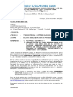 Carta de Solicitud de Informacion