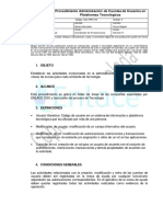 CSC PPA 018 Procedimiento Administración de Cuentas de Usuarios en Plataformas Tecnológicas - v20