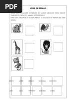 Apostila de alfabetização