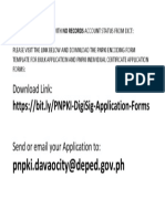 PNPKI Forms Download and Submission Link For No Records Account Status Only